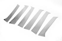 Hyundai Santa Fe 2 2006–2012 Ovipilarien listat (6 kpl, ruostumaton teräs) kuva 5