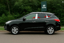 Hyundai IX-35 2010–2015 Ovipilarin listat (8 kpl, ruostumaton teräs) kuva 1