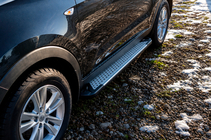 Hyundai IX-35 2010–2015 Allmond Grey sivuportaat (2 kpl, alumiini) kuva 2