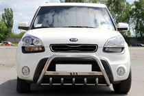 Kia Soul I 2008–2013 Ruostumaton karjapuskuri kuva 1