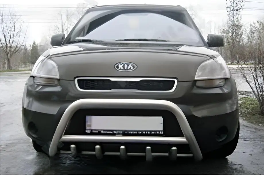 Kia Soul I 2008–2013 Ruostumaton karjapuskuri Kuva 2