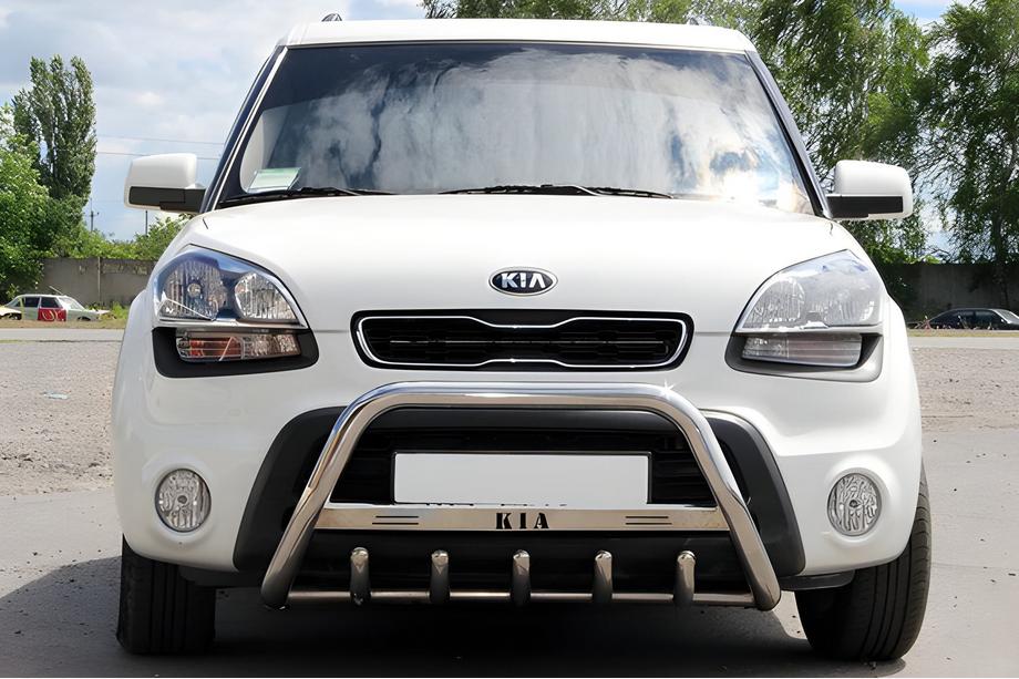 Kia Soul I 2008–2013 Ruostumaton karjapuskuri Image
