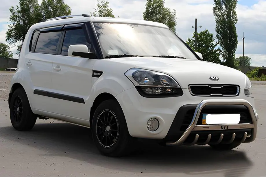 Kia Soul I 2008–2013 Ruostumaton karjapuskuri Kuva 3
