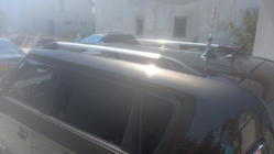 Kia Soul I 2008–2013 Kattokaiteet kromi (muovijalat, liimakiinnitys) kuva 1