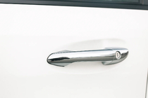 Mercedes ML W164 2005–2011 Ovenkahvan kromisuojat (4 kpl, ruostumaton teräs) kuva 3