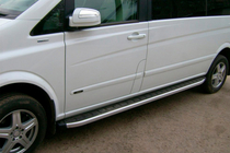 Mercedes Viano 2004–2014 Alliance sivuaskelmat (2 kpl, alumiini) kuva 1
