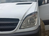 Mercedes Sprinter W906 2006–2018 Suorat ajovaloluomet (musta, ABS, 2006-2013) kuva 3