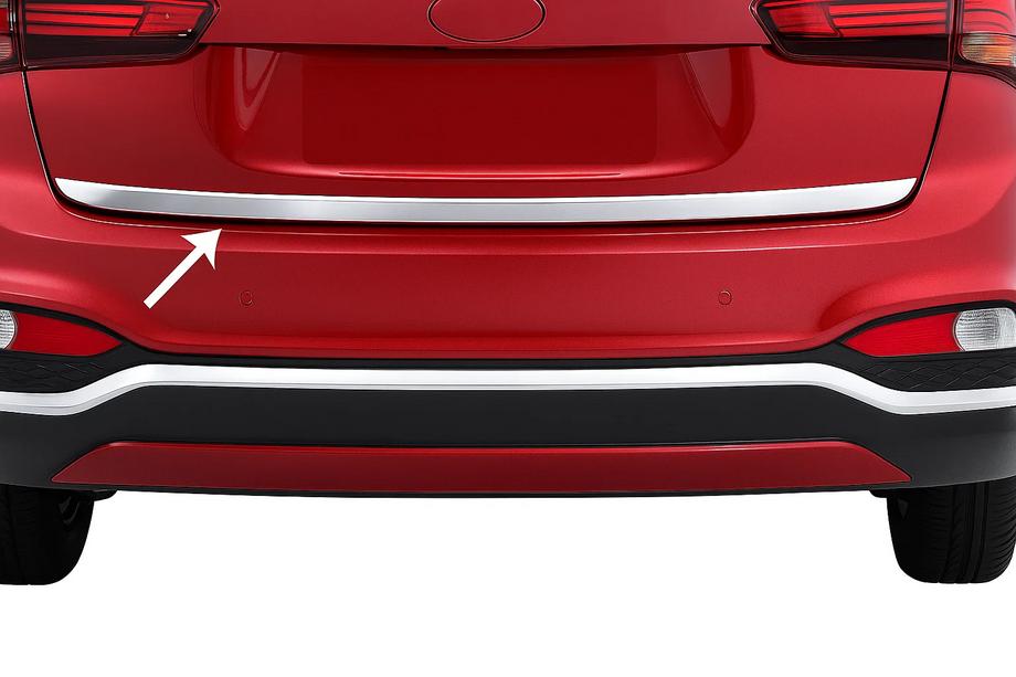 Hyundai I-20 2014–2020 Tavaratilan kynnyssuoja 2018-2020 (ruostumaton teräs) Image