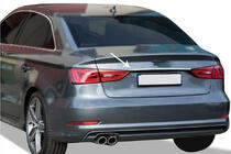 Audi A3 2012–2020 Rekisterikilven ylälista Sedan (ruostumaton teräs) kuva 1