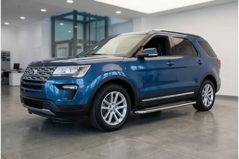 Ford Explorer 2011–2019 Sivuporrassarja Maydos v2 (2 kpl, alumiini ↗ ruostumaton teräs) Image