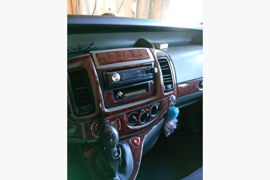 Nissan Primastar 2002–2014 Kojelaudan suojat Musta Kuva 12