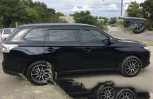 Mitsubishi Outlander 2012–2021 Ikkunatuuliohjaimet (4 kpl, Niken) kuva 2