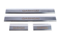 Nissan Qashqai 2007–2010 Kromatut kynnyslistat muoville (4 kpl, ruostumaton teräs) kuva 6