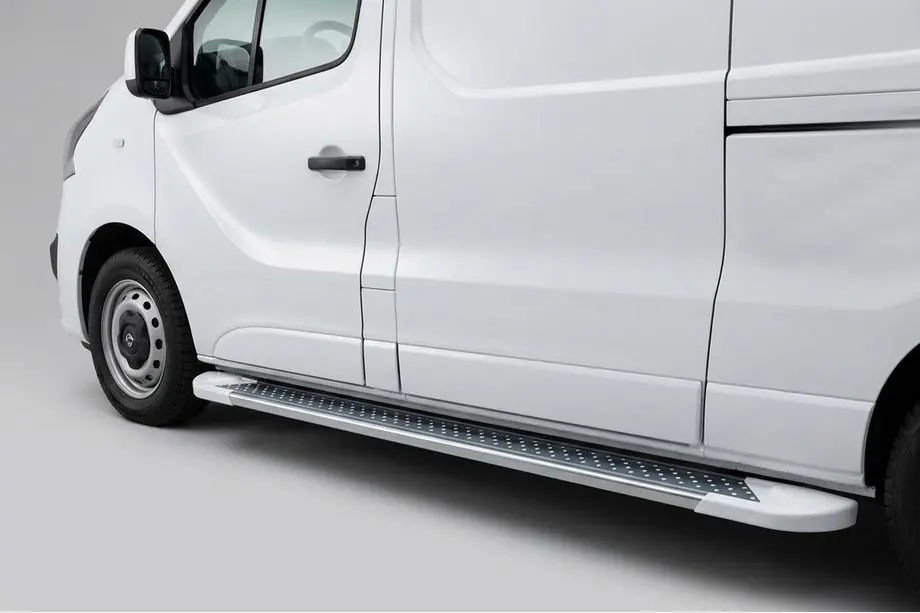 Nissan NV300/Primastar 2016– Allmond White -sivukynnykset (2 kpl, alumiini) Image