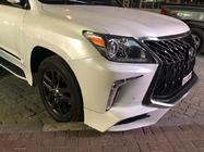 Lexus LX570/450d 2008–2022 Etupuskuri 2008-2015 facelift-tyyliin (maalattava) Valkoinen kuva 6
