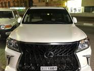 Lexus LX570/450d 2008–2022 Etupuskuri 2008-2015 facelift-tyyliin (maalattava) Valkoinen kuva 7