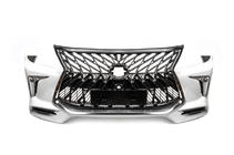 Lexus LX570/450d 2008–2022 Etupuskuri 2008-2015 facelift-tyyliin (maalattava) Valkoinen kuva 3