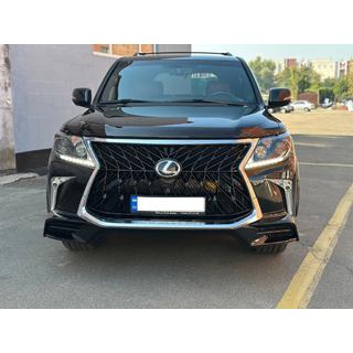 Etupuskuri 2008-2015 facelift-tyyliin (maalattava) Lexus LX570/450d 2008–2022 kuva 1