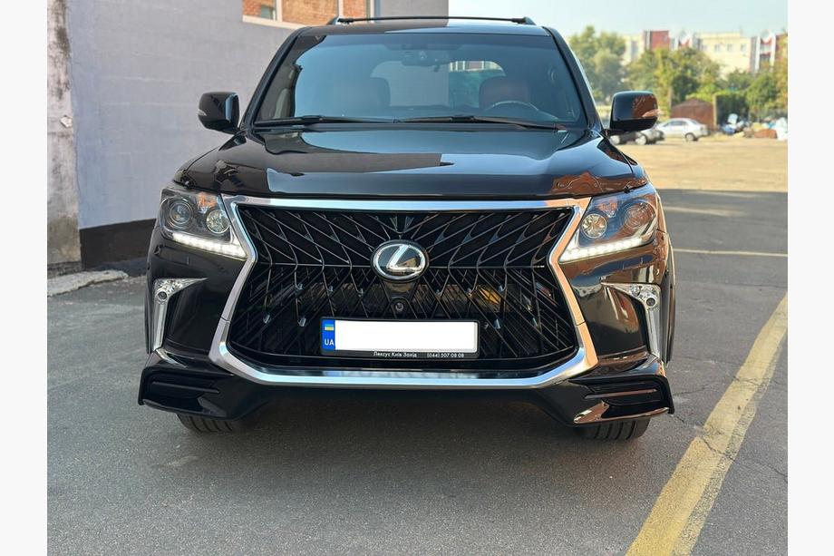 Lexus LX570/450d 2008–2022 Etupuskuri 2008-2015 facelift-tyyliin (maalattava) Valkoinen Image