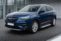 Opel Grandland X 2017– Sivukynnykset Allmond Grey (2 kpl, alumiini) kuva 1