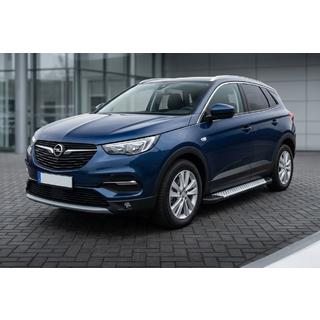 Sivukynnykset Allmond Grey (2 kpl, alumiini) Opel Grandland X 2017– kuva 1
