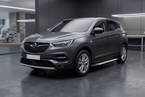 Opel Grandland X 2017– Line-sivuporrassarja (2 kpl, alumiini) kuva 1