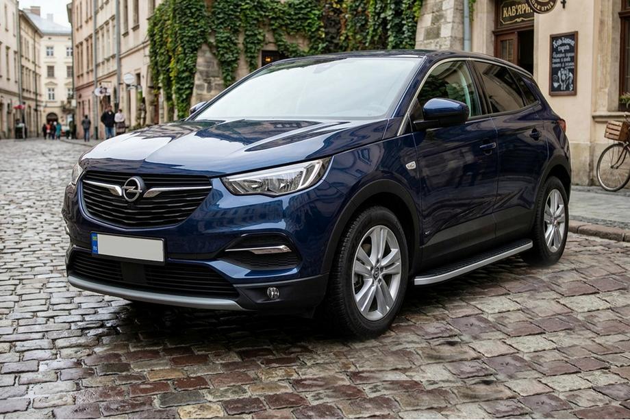 Opel Grandland X 2017– Tayga Grey sivuporrassarja (2 kpl, alumiini) Image