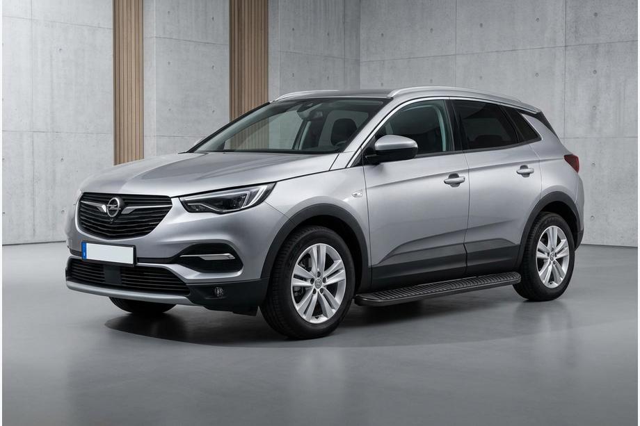 Opel Grandland X 2017– Sivuaskelmat Tayga Black (2 kpl, alumiini) Image