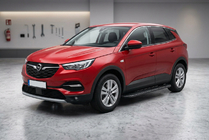 Opel Grandland X 2017– Bosphore Black -sivukynnykset (2 kpl, alumiini) kuva 1