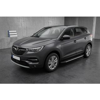 Sivuportaat Bosphore Grey (2 kpl, alumiini) Opel Grandland X 2017– kuva 1