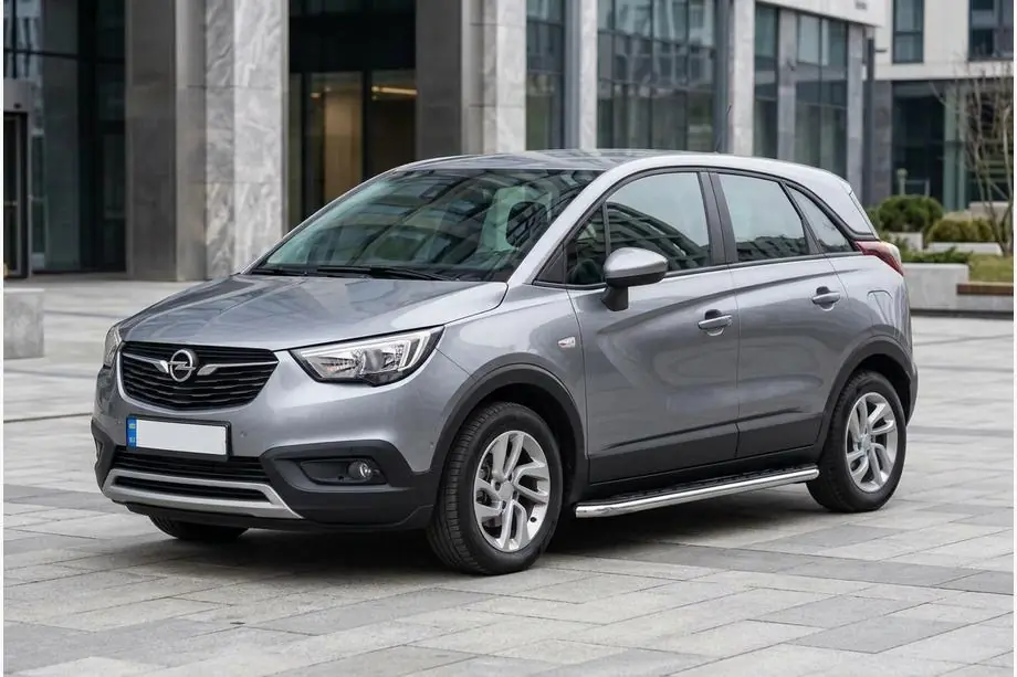 Opel Crossland X 2017–2024 Maydos V1 sivuastinlaudat (2 kpl, alumiini / ruostumaton teräs) Image