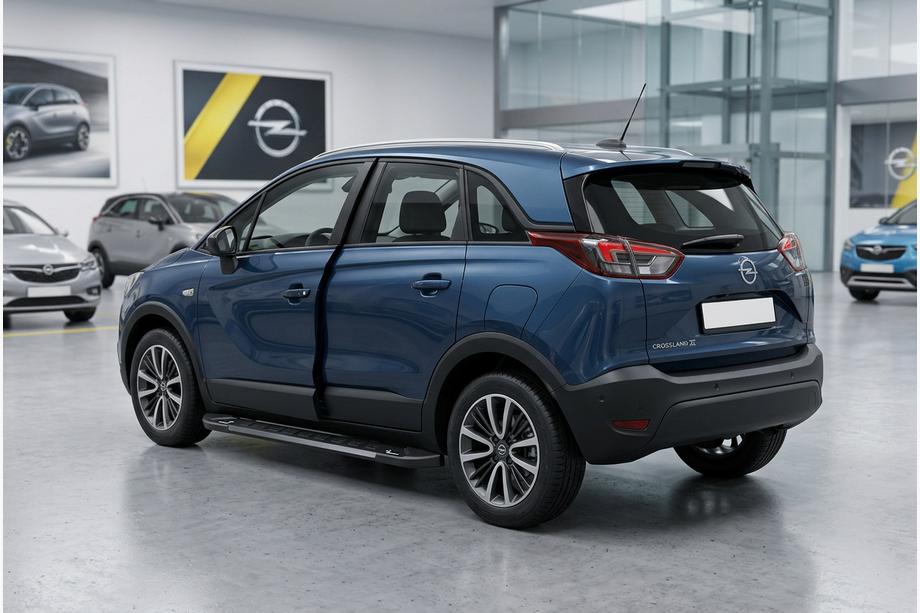 Opel Crossland X 2017–2024 RedLine Black sivuporrastangot (2 kpl, alumiini) Image