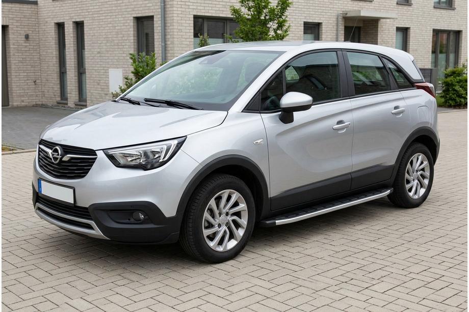 Opel Crossland X 2017–2024 Fullmond sivuportaat (2 kpl, alumiini) Image