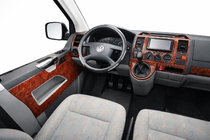 Volkswagen T5 Multivan 2003–2010 Ovipaneelin suojapaneelit Alumiini kuva 1
