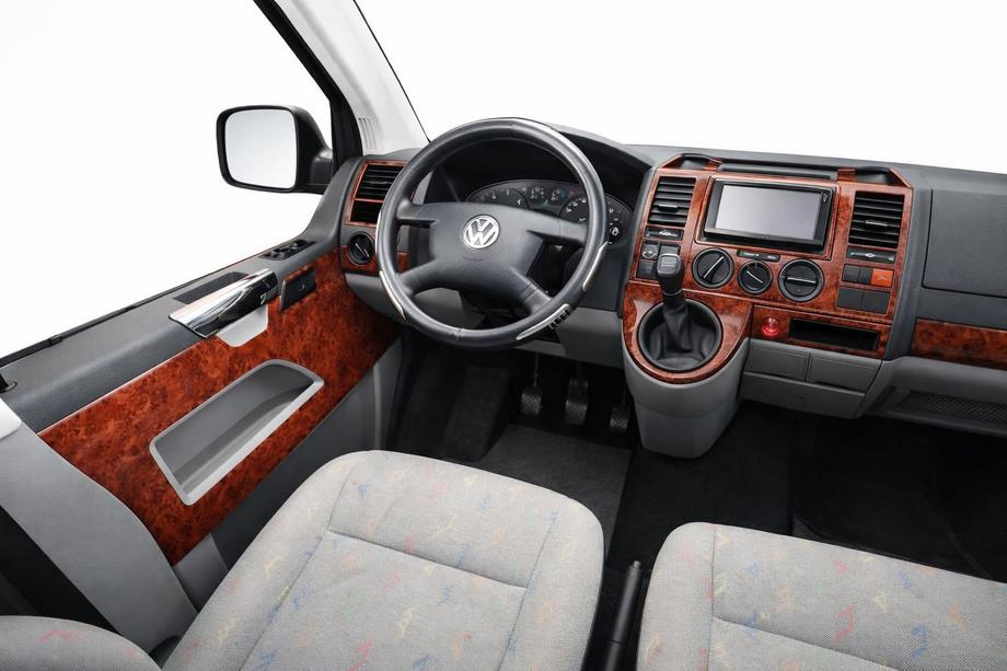 Volkswagen T5 Caravelle 2004–2010 Ovipaneelin suojapaneelit Hiilikuitu Image