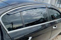 Volkswagen Passat B6 2006–2012 Tuuliohjaimet kromilistalla SD (4 kpl, HIC) kuva 2