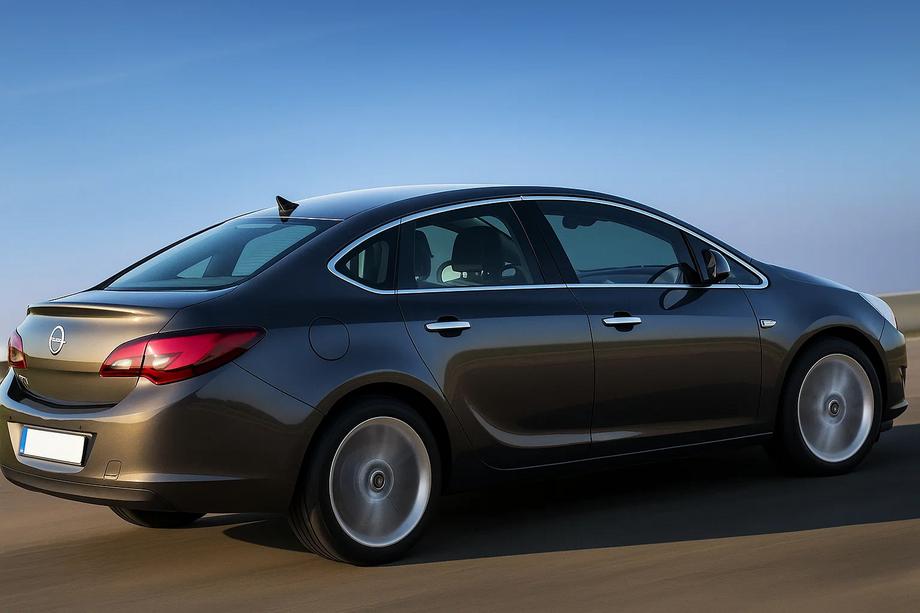 Opel Astra J 2009–2015 Täydellinen ikkunalistojen sarja (Sedan, 12 kpl, ruostumaton teräs) Kuva 1