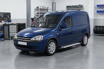 Opel Combo 2002–2012 Allmond Grey sivuportaat (2 kpl, alumiini) kuva 1