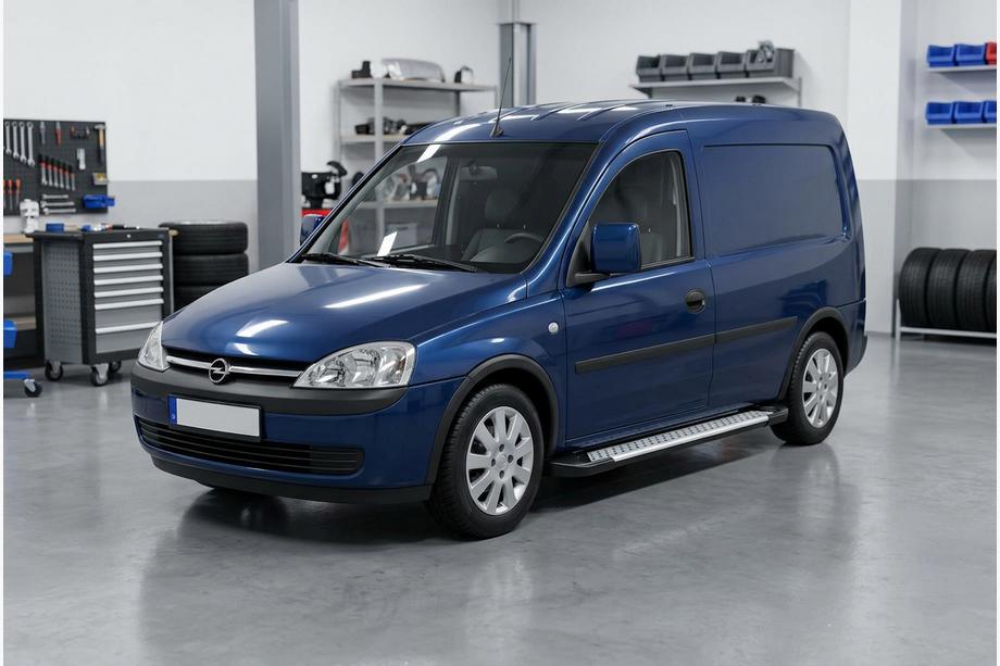 Opel Combo 2002–2012 Allmond Grey sivuportaat (2 kpl, alumiini) Image