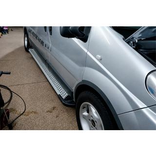 Allmond Grey sivuportaat (2 kpl, alumiini) kuva 2