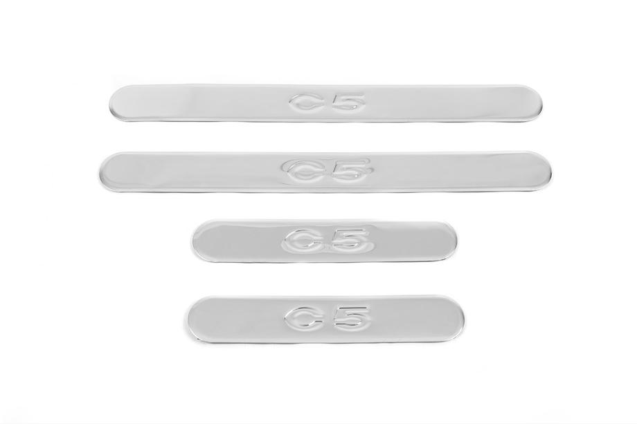 Citroen C-5 2008–2017 OmsaLine kynnyslistat (4 kpl, ruostumaton teräs) Kuva 1
