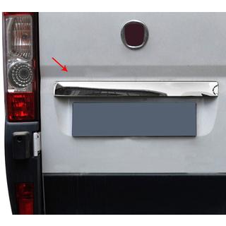 Kromilista rekisterikilven yläpuolelle (ruostumaton teräs) Peugeot Boxer 2006–2025 kuva 1