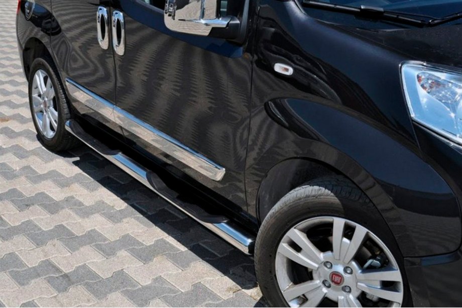 Peugeot Bipper 2008–2017 Sivusuojaputket (2 kpl, ruostumaton teräs) Image