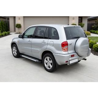 Line-sivuporrassarja (2 kpl, alumiini) Toyota Rav 4 2001–2005 kuva 1