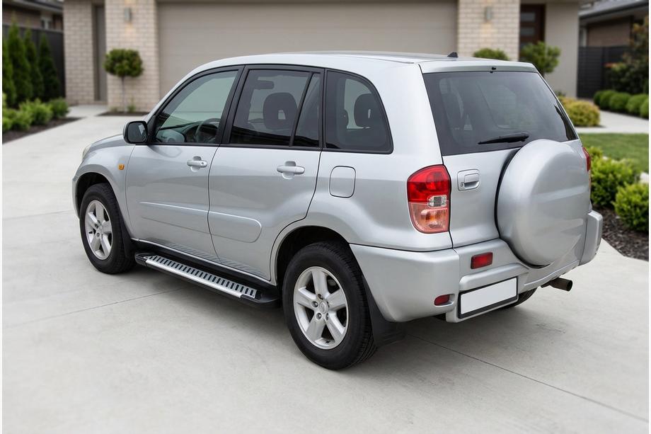 Toyota Rav 4 2001–2005 Line-sivuporrassarja (2 kpl, alumiini) Image