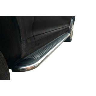 Sivuporrassarja Maydos v2 (2 kpl, alumiini ↗ ruostumaton teräs) kuva 1