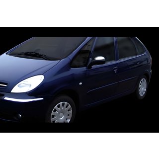 Sivupeilien kuoret (2 kpl, ruostumaton teräs) Citroen Xsara Picasso 1999–2012 kuva 4
