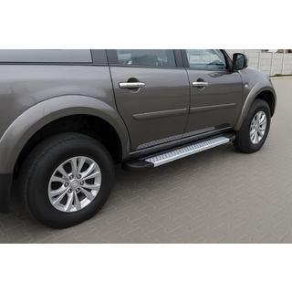 Sivuporrast X5-tyyppi (2 kpl, alumiini) Mitsubishi Pajero Sport 2008–2015 kuva 1