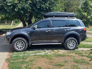 Mitsubishi Pajero Sport 2008–2015 Maydos V2 sivuportaat (2 kpl, alumiini ↗ ruostumaton teräs) kuva 7