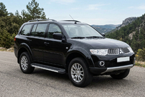 Mitsubishi Pajero Sport 2008–2015 Astinlaudat Maya V1 (2 kpl, alumiini) kuva 1
